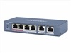 Hikvision 4-Port 10/100Mbps unmanaged PoE Switch max. 60W