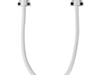 Flexibele metalen deurlus opbouw wit, 50cm
