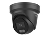 Hikvision 4MP SmartHybrid ColorVu Turret 2.8mm/mic/Strobe BLACK